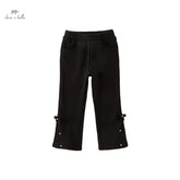 Girls Flared Plush Pants – Casual Winter Look